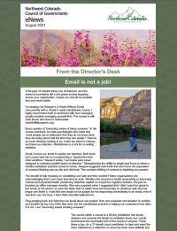 August 2021 – Emails are not a job, THOR in the canyon, Admin Team
