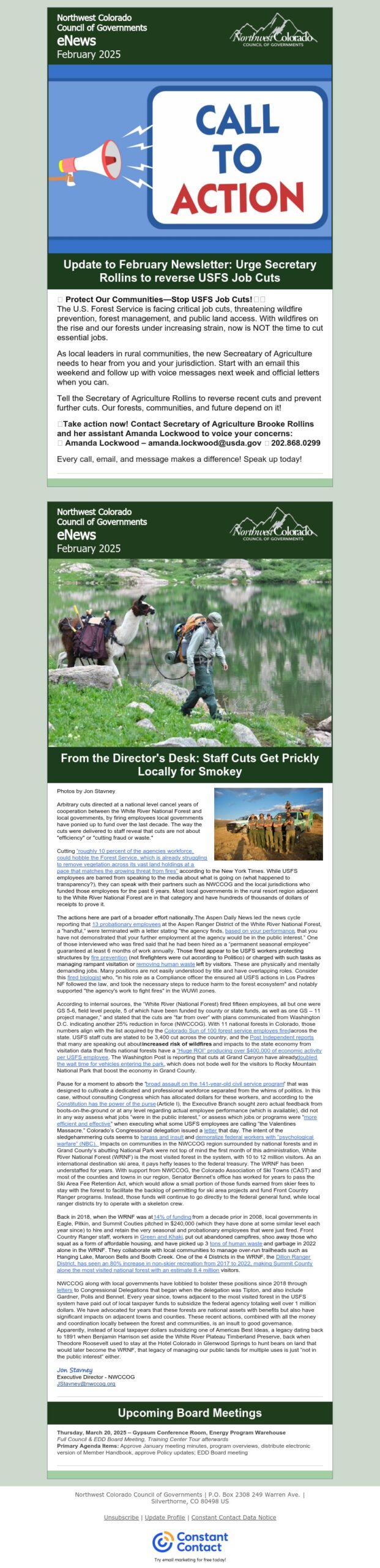 UPDATE: February 2025 Newsletter