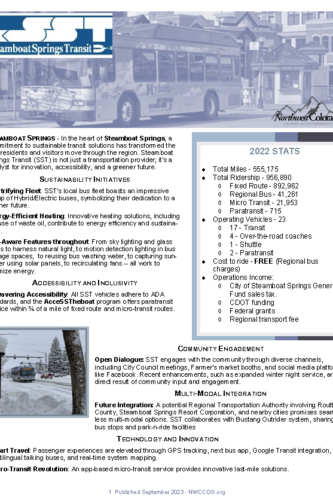 Steamboat Springs Transit (SST)