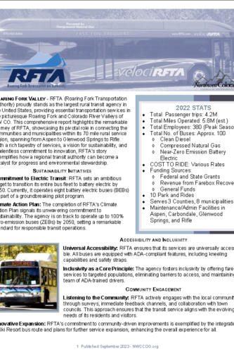 Roaring Fork Transportation Authority (RFTA)