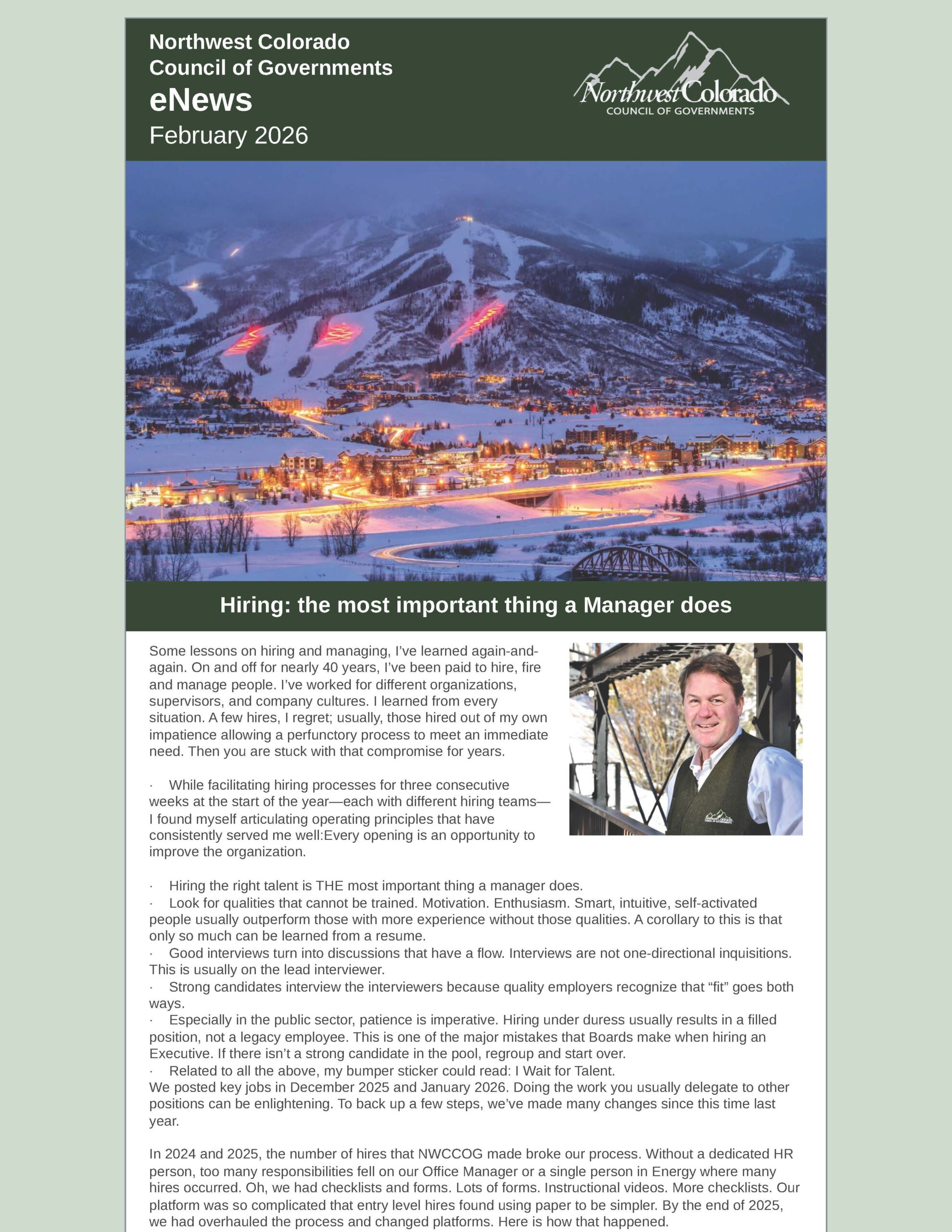 February 2026 Newsletter