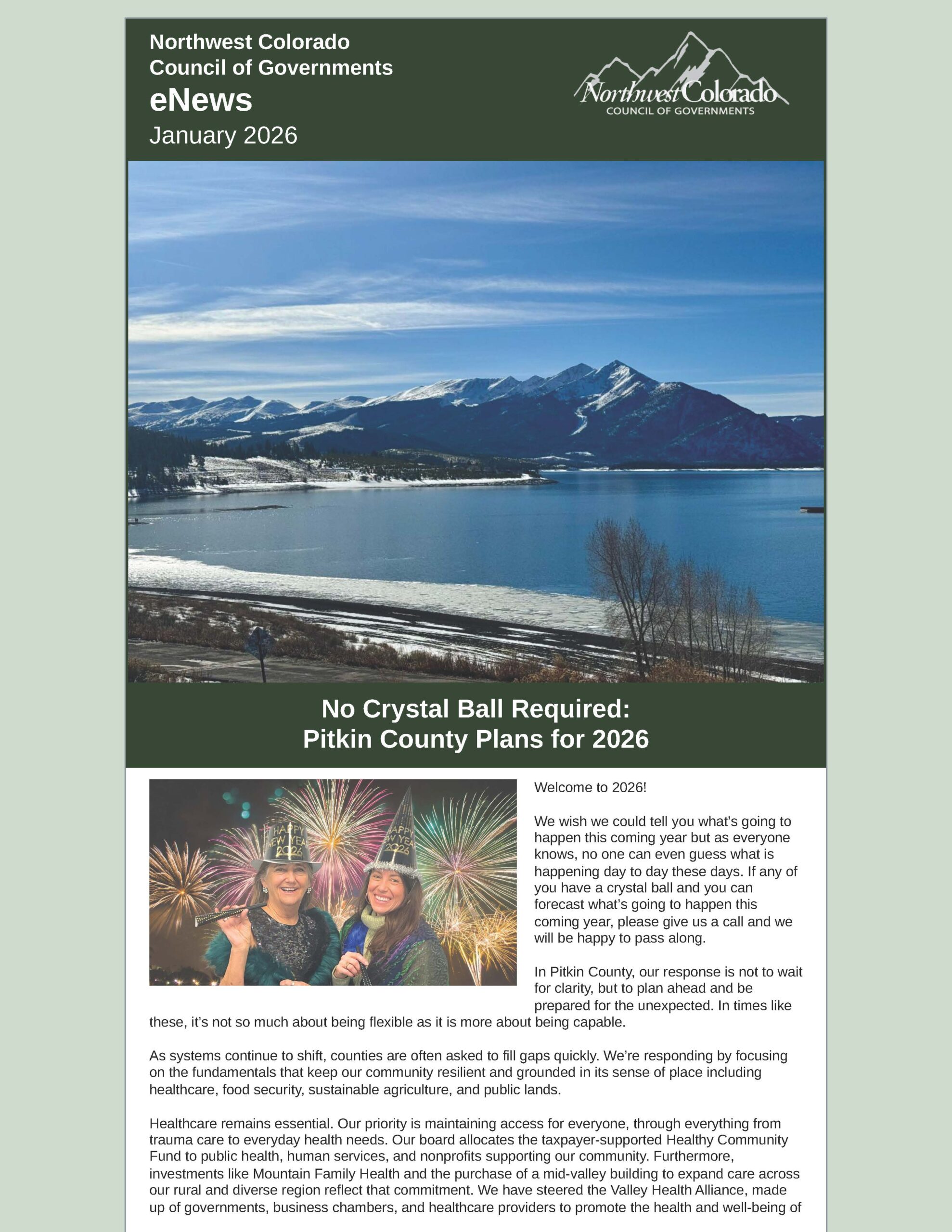 January 2026 Newsletter