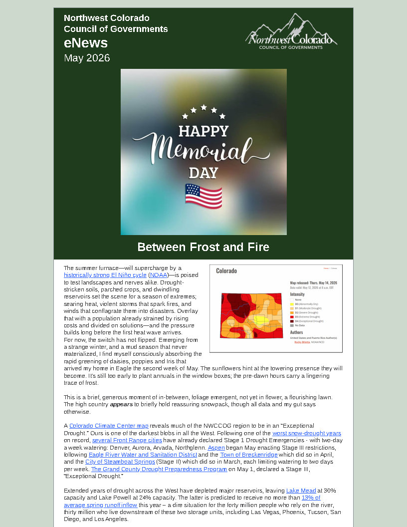 May 2026 Newsletter